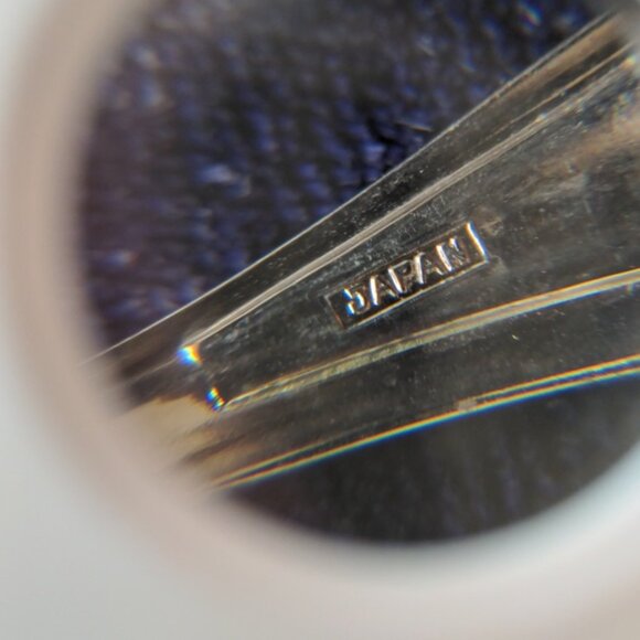 Vintage collectible souvenir spoons w mother of pearl Japan - Picture 9 of 10